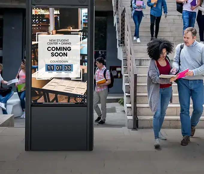 outdoor digital kiosk
