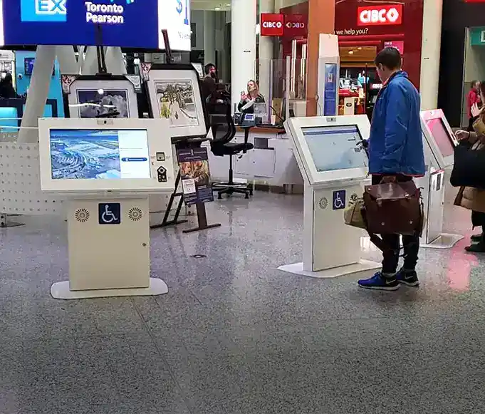 touch digital kiosk